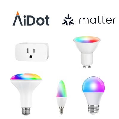 Smart light bulbs and Smart Plug from AiDot Ecosystem are one of the First to be Matter-certified