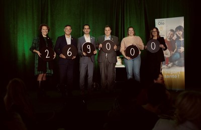 269 000 $ amasss pour des bbs en sant lors du 19e Dner Olo! (Groupe CNW/Fondation Olo)