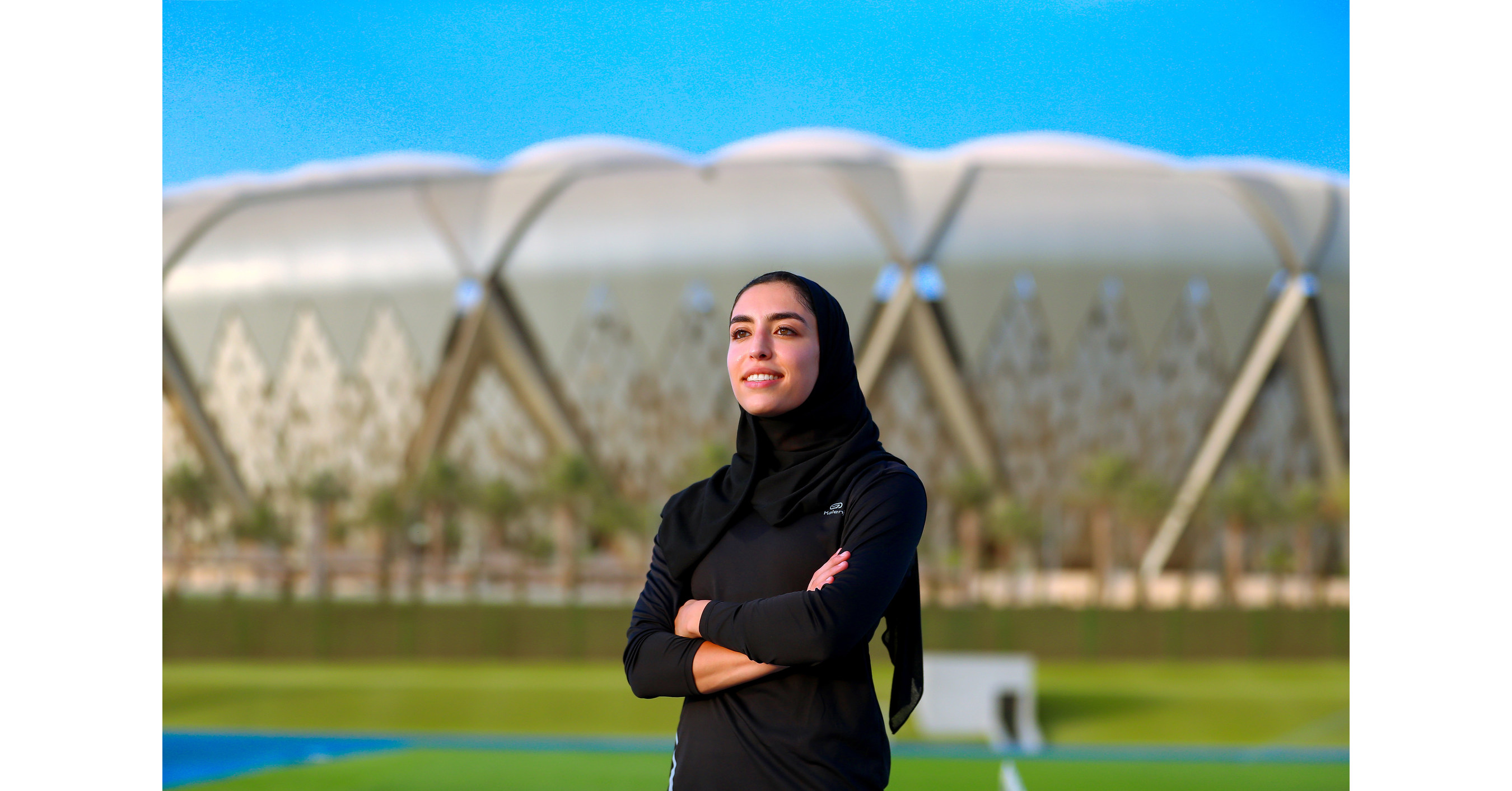 أسرع امرأة سعودية تحتفظ باللقب بعد فوزها بالميدالية الذهبية في دورة الألعاب السعودية