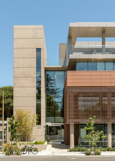 Commissioned by the real estate development and investment company R&M Properties, LLC, 611 Cowper is among the 200+ commercial projects that Hayes Group Architects has entitled, designed and built in Palo Alto and in Menlo Park. Photo by Patrik Argast Commissioned by the real estate development and investment company R&M Properties, LLC, 611 Cowper is among the 200+ commercial projects that Hayes Group Architects has entitled, designed and built in Palo Alto and in Menlo Park. Photo by Patrik Argast