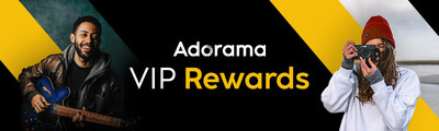 Adorama VIP Rewards enhanced points-based loyalty program lets customers gear up and get rewarded.