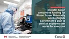 Minister Sajjan announces funding for Simon Fraser University and highlights government's plan to build an economy that works for everyone