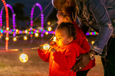 Winter Wonderland at The Beach returns for a second year of a spectacular lights display and holiday family fun in Myrtle Beach, S. C. Credit: Visit  Myrtle Beach