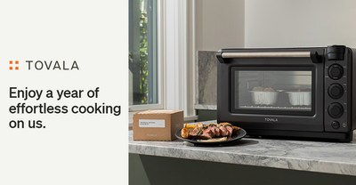 Tovala is giving away one, 6-in-1 Steam + Air Fry Smart Oven and an entire year's worth of Tovala Meals as part of its Holiday Sweepstakes