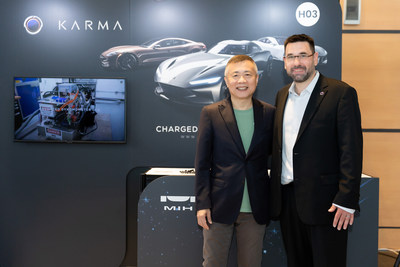 Jack Cheng, CEO of MIH Consortium and Chris Sachno, Sr. Vice President, E-Mobility, Cloud Services & Innovation at Karma Automotive