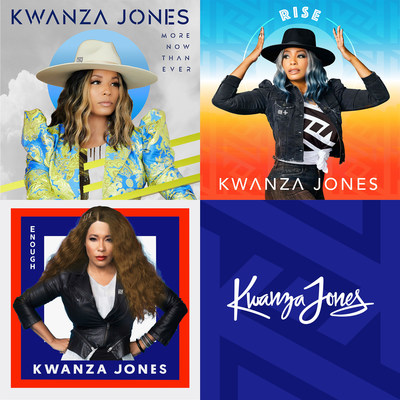 Kwanza Jones music releases: "More Now Than Ever (feat. Nala)" "Rise" and "Enough"