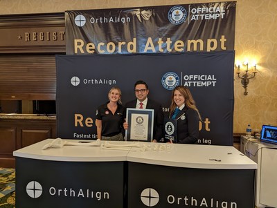 The Game's Afoot OrthAlign Inc., Sets a Guinness World Record at AAHKS. - Vimarsana News