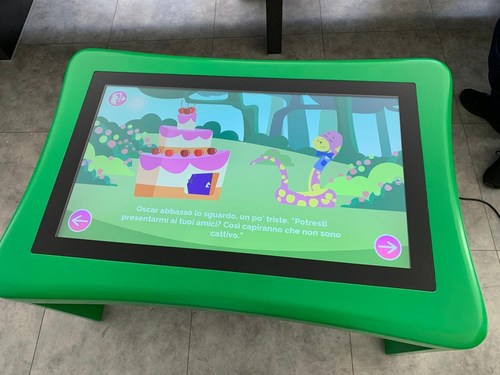 Smart Tales installed on Wacebo's interactive table