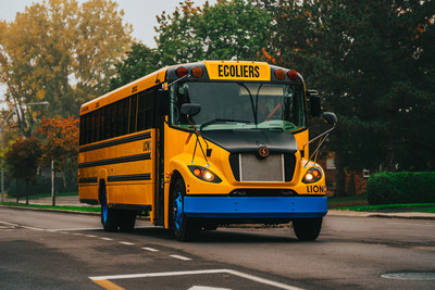 LionC-Autobus scolaire lectrique (Groupe CNW/La Compagnie lectrique Lion)