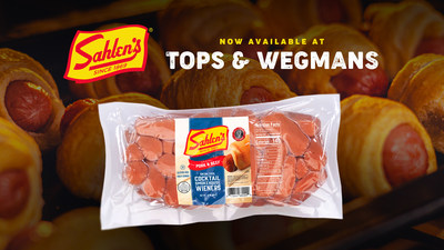 Sahlen's Skinless Smokehouse Cocktail Wieners are now available in 20OZ packs at WNY Wegmans and Tops Markets locations.