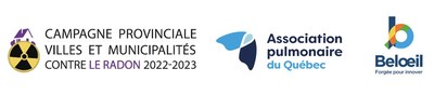 Logo Campagne Radon APQ Beloeil (Groupe CNW/Association pulmonaire du Qubec)