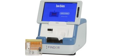 FINDER G6PD Testing Platform powered by digital microfluidics technology.