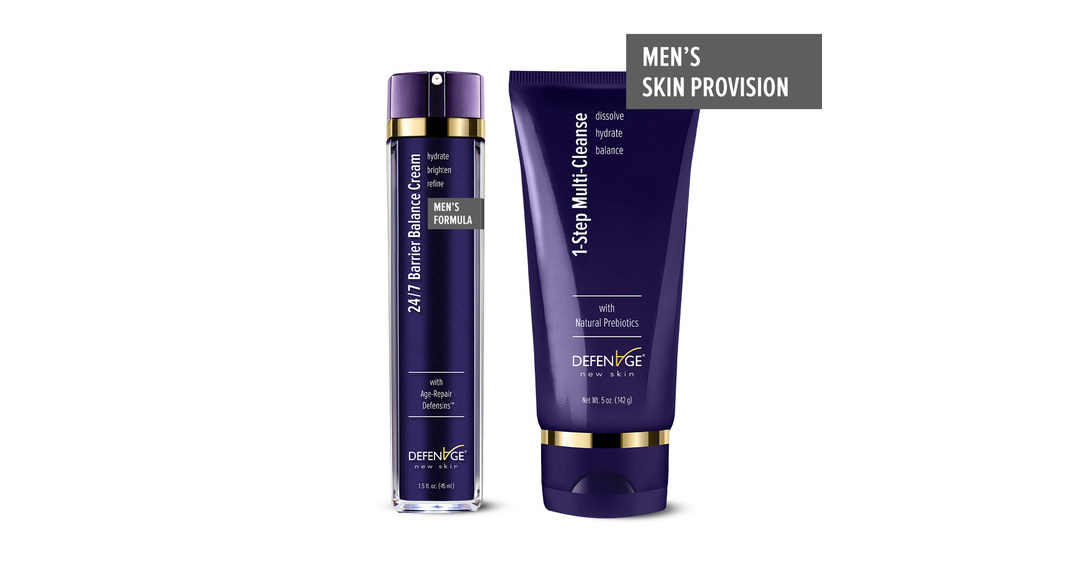 DefenAge® Skincare Announces Men’s Skin Provision System Specifically Formulated for Men