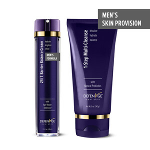 DefenAge® Skincare Announces Men's Skin Provision System Specifically Formulated for Men