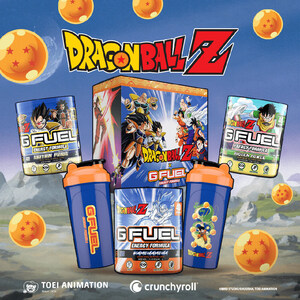 G FUEL PERFORMS FUSION DANCE WITH NEW "DRAGON BALL Z" KAMEHAMEHA ENERGY DRINK