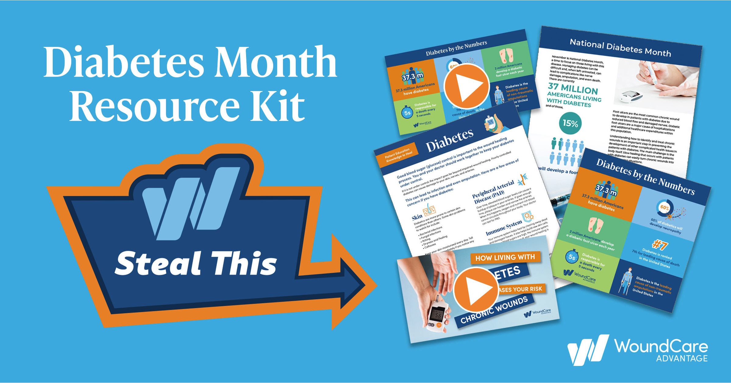 Wound Care Advantage Highlights Diabetes Month with Free Resources for Wound Centers