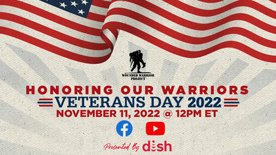 Wounded Warrior Project will celebrate veterans with a special online broadcast this Veterans Day.