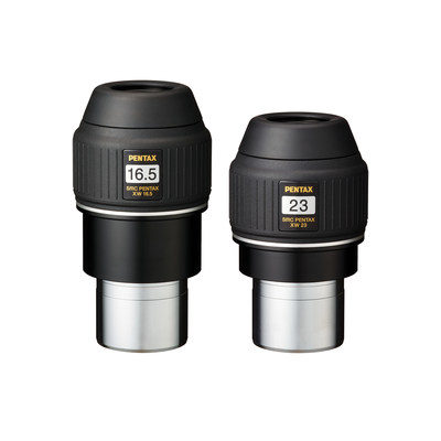 Ricoh Imaging Americas Corporation today announced two high-performance eyepieces for astronomical telescopes. The new smc PENTAX XW16.5 and smc PENTAX XW23 deliver an apparent field of view of 85° -- the widest viewing angle in the XW series, suitable for observing nebulae and star clusters.