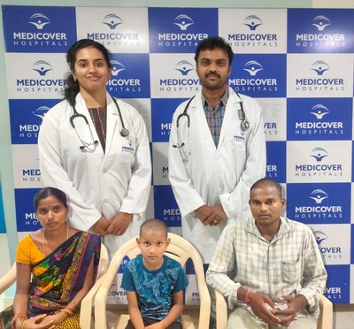 A nine-year-old boy who suffered heart attack 3 times was saved at Medicover Hospitals, and given a new lease of life