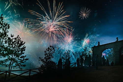 Fireworks nightly at the Texas Renaissance Festival