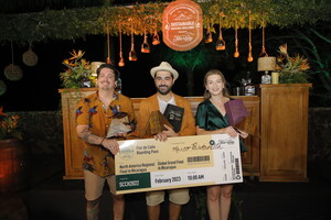 Marco Pastanella of Miami wins the North American Final of the Sustainable Cocktail Challenge