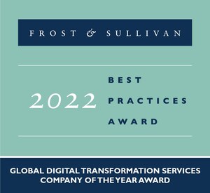 Globant Recognized by Frost &amp; Sullivan with the 2022 Company of the Year Award in the Global Digital Transformation Services Industry