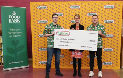 Nathan’s Famous teamed up with Twitch personalities JoshOG and WillerZ to provide a $5,000 donation to Food Bank of the Rockies to help combat food insecurity in the Rocky Mountain region.