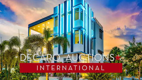 DeCaro Auctions International to hold Absolute Auction in Sarasota, Florida on December 3, 2022
