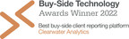Clearwater Analytics Wins WatersTechnology Buy-Side Technology...