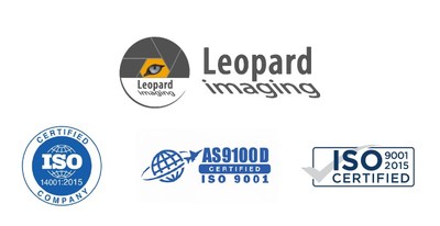 Leopard Imaging Receives AS9100D, ISO 9001: 2015, and ISO 14001: 2015 Certifications to Provide Imaging Solutions with High Quality and Effective Environmental Management for Aerospace Customers Leopard Imaging Receives AS9100D, ISO 9001: 2015, and ISO 14001: 2015 Certifications to Provide Imaging Solutions with High Quality and Effective Environmental Management for Aerospace Customers