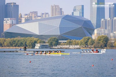 Foto mostra cena da Regata Aberta Internacional de Shenyang. (PRNewsfoto/Xinhua Silk Road)