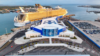 La nueva terminal de Royal Caribbean abre para recibir al crucero más grande y las mejores vacaciones familiares en Texas