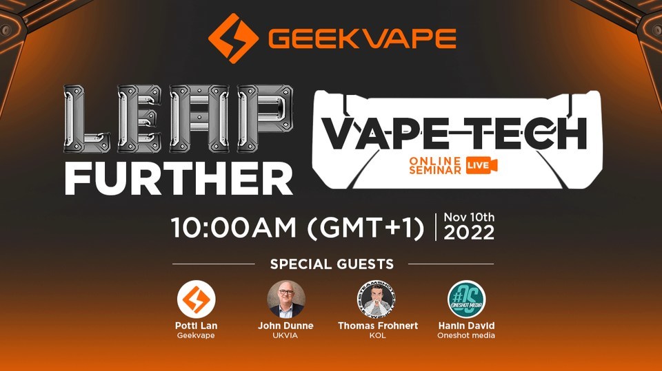 Geekvape a organisé un séminaire technique en ligne pour explorer les technologies utilisées dans la cigarette électronique