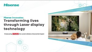 Hisense lance un livre blanc sur la télévision laser en collaboration avec Economist Impact et rend service à la société grâce à la technologie d'affichage laser