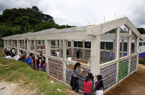 Lifetouch is celebrating more than 20 years of Memory Missions by leading a team of educators, employees and executives to Guatemala to help build a school out of recycled plastic bottles. Lifetouch is partnering with 
Guatemala-based Hug It Forward and the local community to build the school.