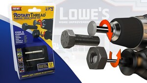 Rotary Thread--the game-changing thread repair and restoration tool--is now exclusively available at all Lowe's locations across the US.