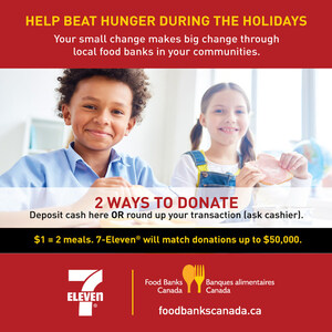 Help beat hunger during the holidays with 7-Eleven® Canada