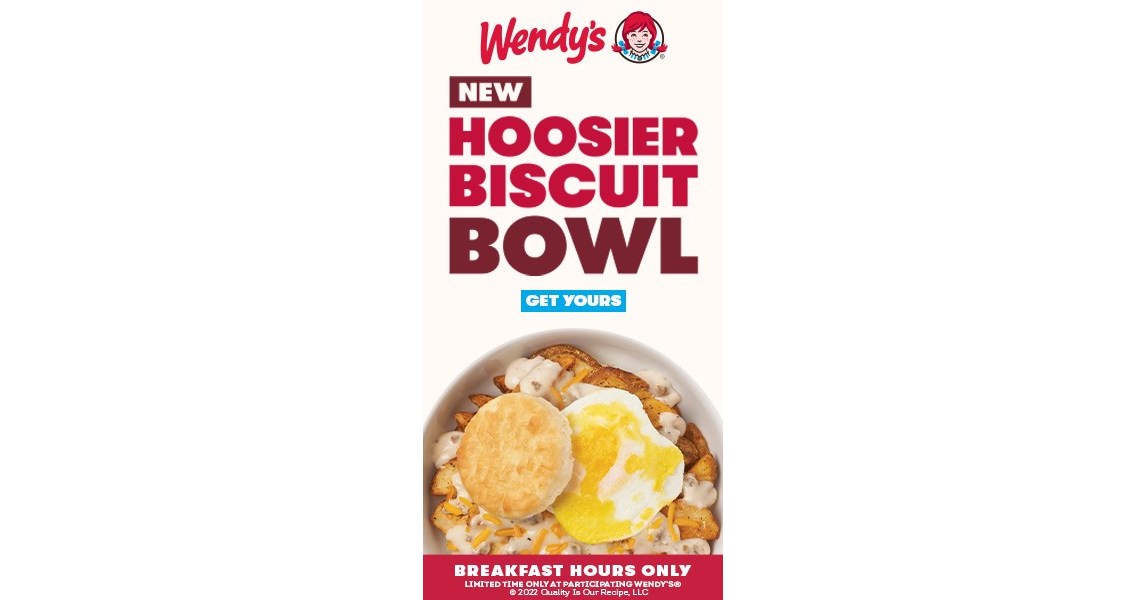 Wendy's Gives Indiana Residents a Hearty Way to Start Their Day with