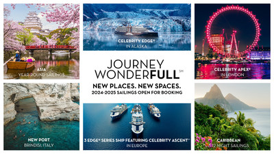 Celebrity Cruises Unveils 2024-2025 Deployment Schedule that spans all 7 continents and more than 300 destinations around the globe