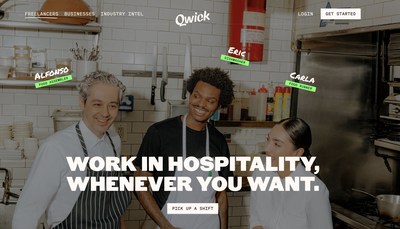Exclusively operating in the hospitality industry, the staffing-as-a-service innovator's rebrand now aligns Qwick's look and style with an authentic hospitality experience.