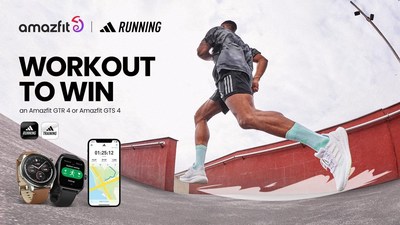 Amazfit's joint fitness challenge with adidas Running