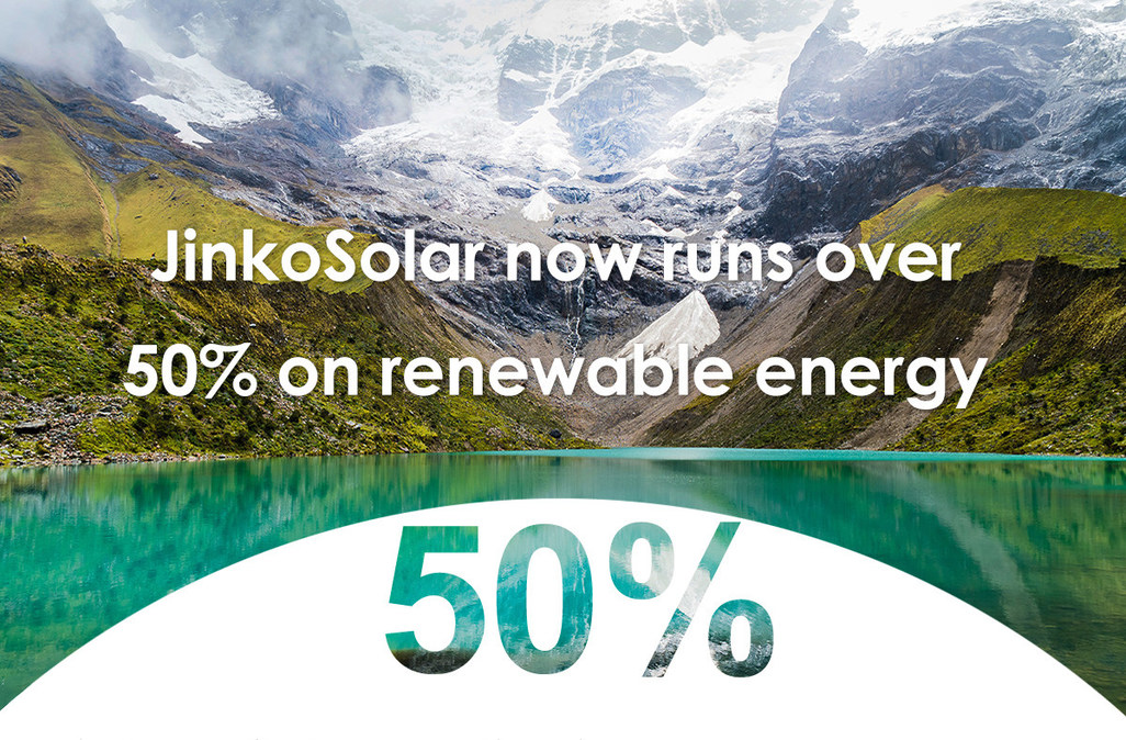 JinkoSolar global operations now powered over 50% by renewable energy - Vimarsana News