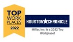 Houston Chronicle Names Millar as a Top Workplace for the Second Year in a Row