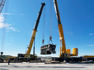 VALYNT Finishes Monumental Moving Campaign in Southern Illinois, Transporting Massive Electric Arc Furnace System from East Chicago to Alton, Illinois