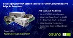 Aetina Launches New Systems and Platforms Powered by NVIDIA Jetson AGX Orin for Next-Generation AI and Computer Vision Applications