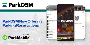 ParkDSM, Des Moines, Iowa's, Parking App Powered by ParkMobile, Expands Partnership to Offer Parking Reservations