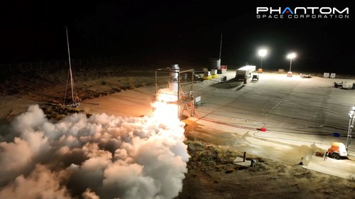 Phantom Space Hot Fire Test