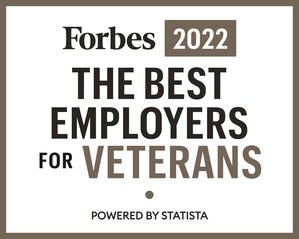 Choice Hotels Recognized by Forbes as One of "America's Best Employers for Veterans" and "World's Top Female-Friendly Companies"