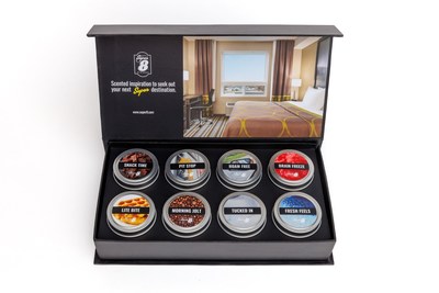 Available for $19.74, Scents of the Open Road: A Super Collection of Candles features eight unique scents, available as 4oz candles in a collection.  The collection comes packaged in a modern, bespoke black box with the signature Super 8 branding adorned throughout.