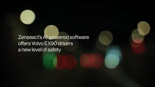 人工智能软件公司Zenseact在沃尔沃EX90上推出了新一代安全技术。＂loading=